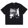 New Hip-hop Street Short-sleeved Summer Creative Bottoming Shirt Pure Cotton T-shirt