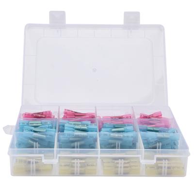 Heat Shrink Butt Connectors Kit Insulated Waterproof Electrical Wire Crimp Terminals Splice200Pcs