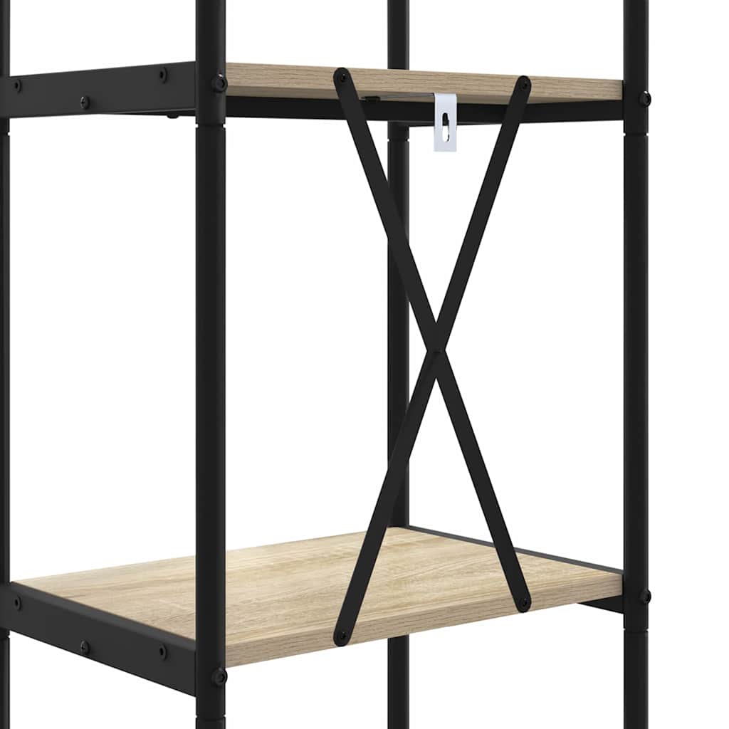 Bookshelf Sonoma Oak 40 x 30 x 146 cm Particleboard
