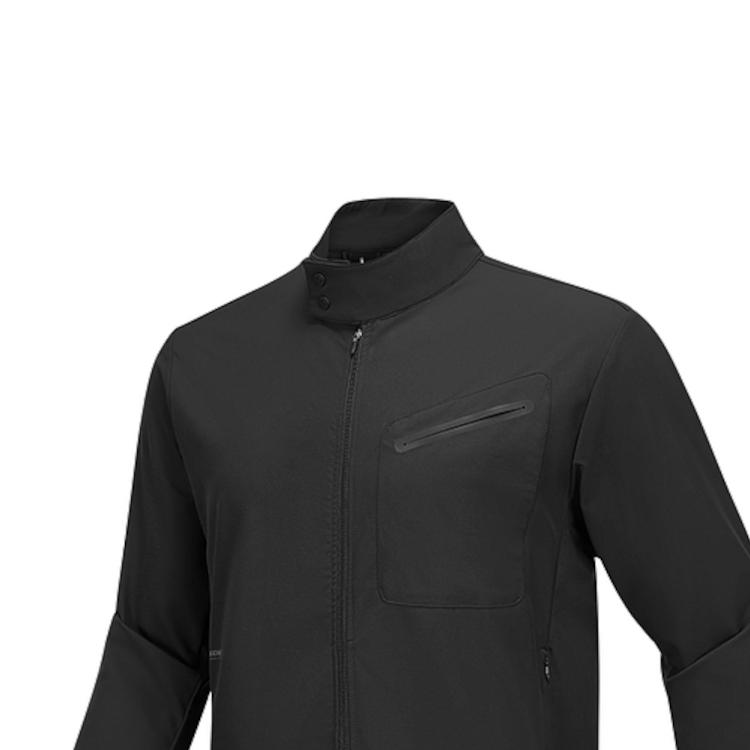 Skechers Sport Lifestyle Serie Freizeit Wasserdicht UV-Schutz Langarm Jacke Herren Jacken Tief-Nacht-Schwarz L225M015-03B6