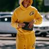 Unisex Oversized Hoodie Trainingsbroek Set Winter Warm Casual Sportkleding Tieners