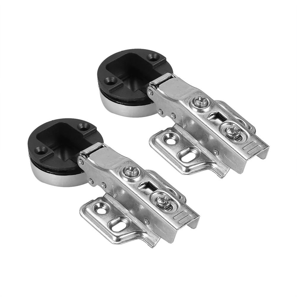 Iron Door Hinge 35mm Hole Concealed Hinge Wardrobe Door Hydraulic Hinge  Indoor Use
