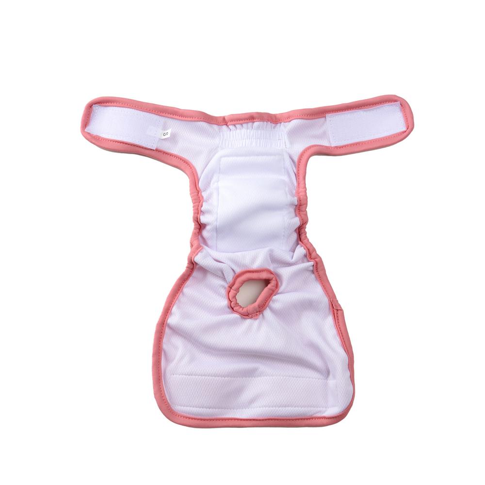 3Pcs Washable Female Dog Diapers Elastic Breathable Pet Nappies Reusable Pets Menstrual Period Panties For Small Medium Dogs Pug