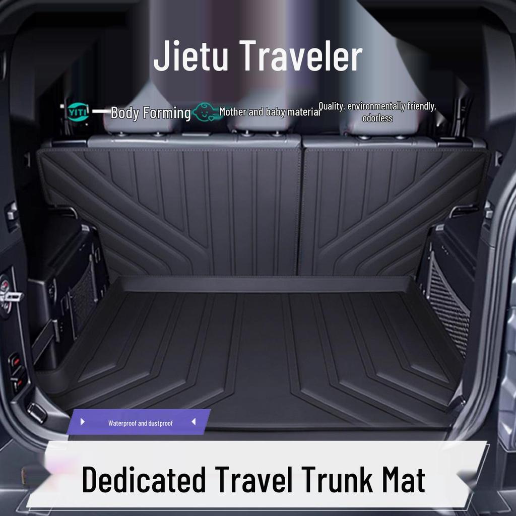 Waterproof Dustproof Trunk Mat for Jetour Traveller - Eco-Friendly Car Interior Accessory