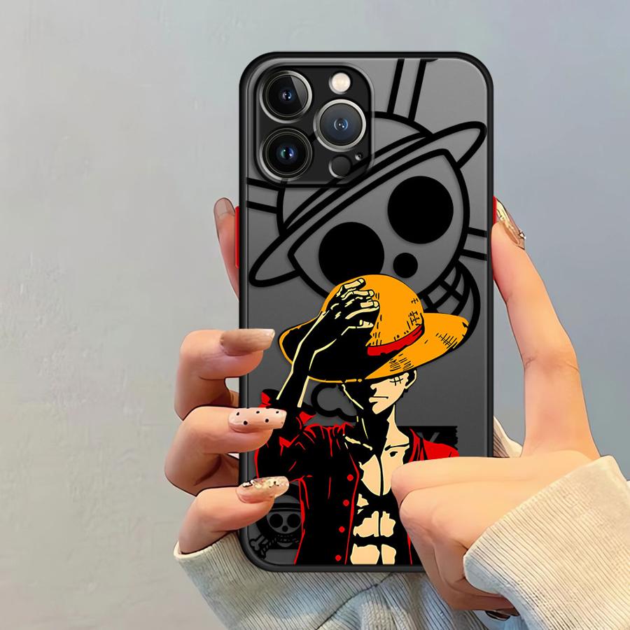 One Piece Zoro Luffy Phone Case for iPhone XR XS X 14 15 Pro Max 6s 11 Pro Max 16 Pro 13 Pro 16e 7 8 SE SE 12 Mini TPU Cover
