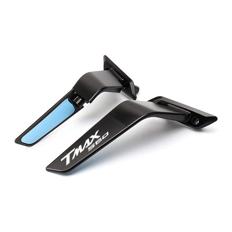 

Для YAMAHA T-MAX560 T-MAX 560 TMAX560 2025-2025 Мотоциклетные зеркала заднего вида Регулируемые алюминиевые зеркальные аксессуары TMAX 560 чёрный