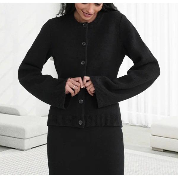 High End Knitted Cardigan Sweaters Jacket for Autumn and Winter Soft and Lazy Women's Sweaters