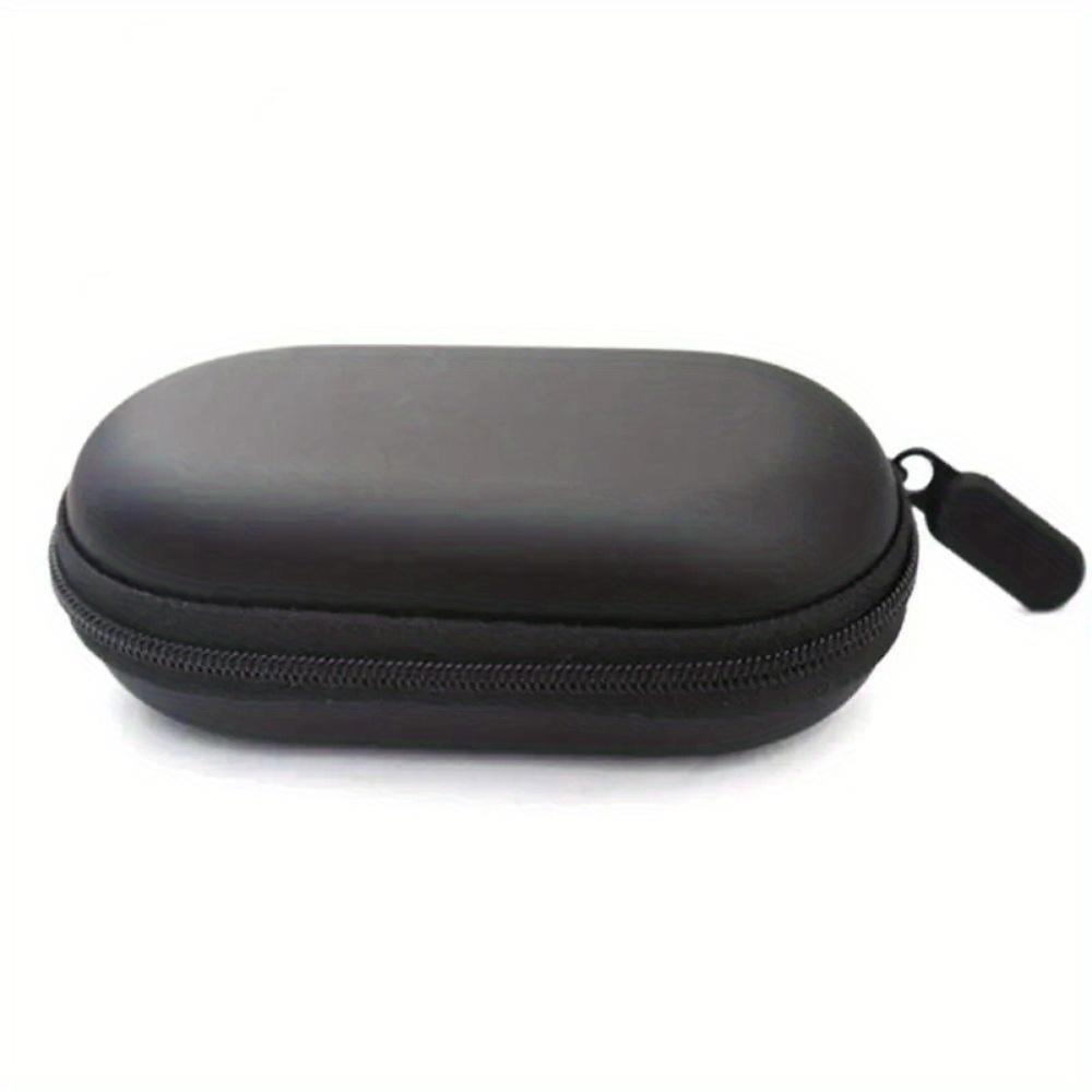 Earphone Storage Bag Oval Data Cable Zipper Pouch Multi-function Headphones Holder Case Headsets USB Line Accessories