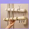 Contemporary Wall Mount Mop Holder With Abs Material For Bathroom Storage