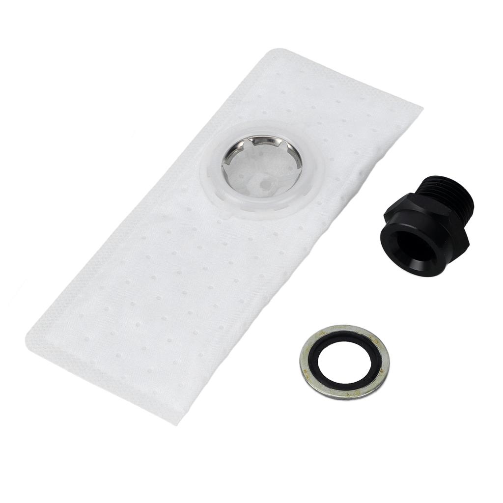 In Tank Fuel Filter Adapter M18x1.5 Thread 0.5in Inner Diameter Aluminum Alloy Fittings Universal