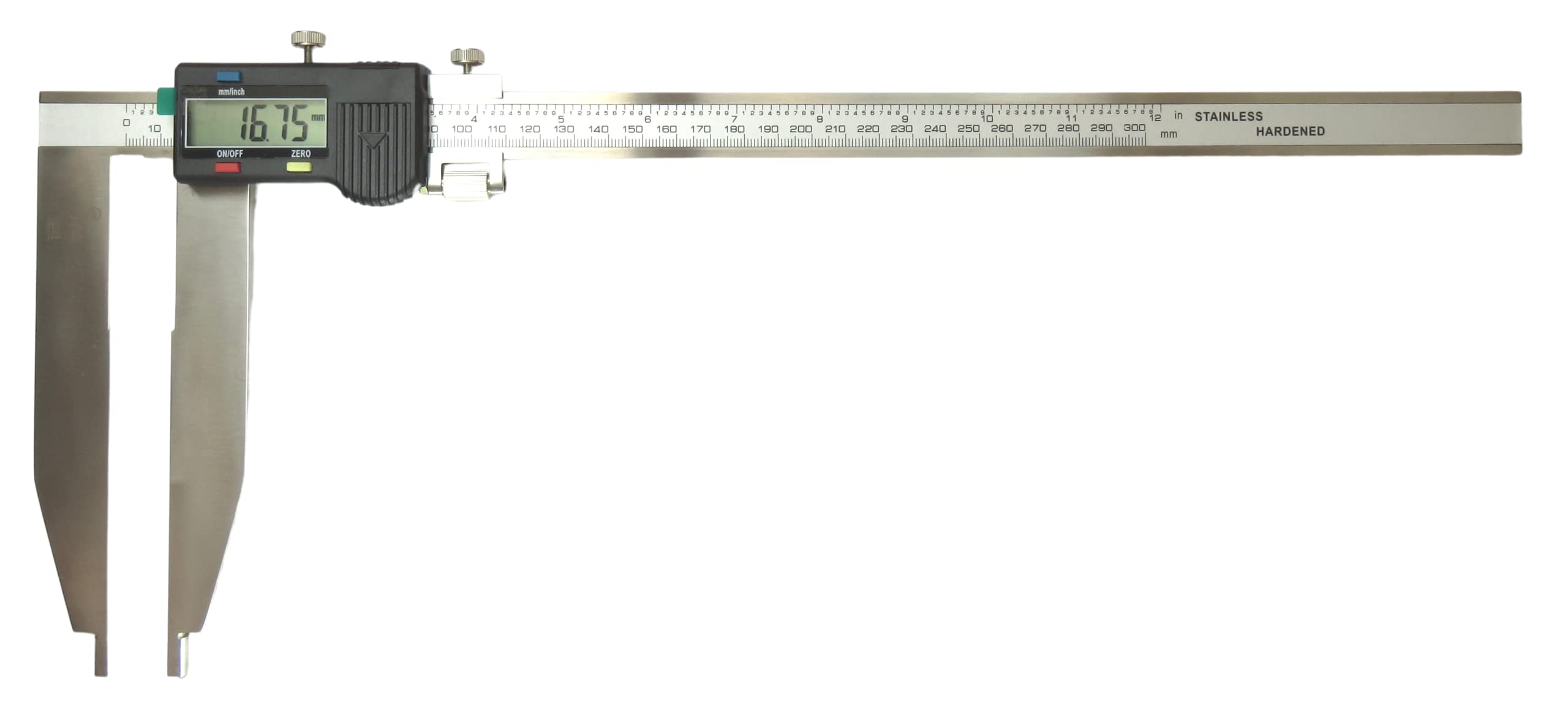 

FregocS Digital Long Jaw Outside and Inside Millimeter and Multi-Function Caliper, 300mm, Measurement, Inch, DLONGCA-01