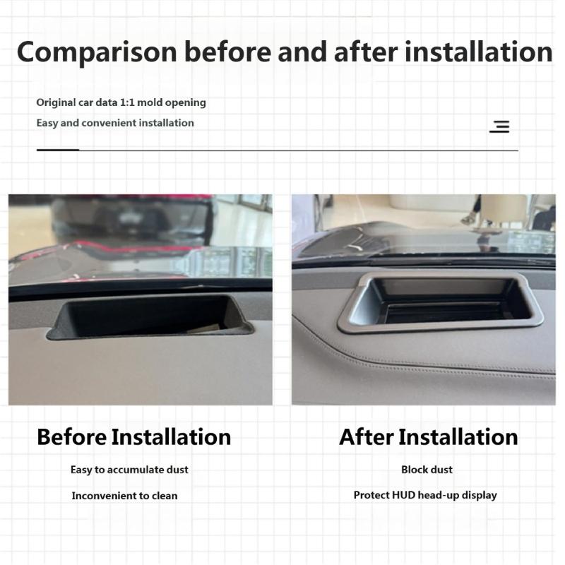 ABS HUD Display Cover For Selected Car Dashboard Head-Up Display Protector Prevents Dust And Scratches