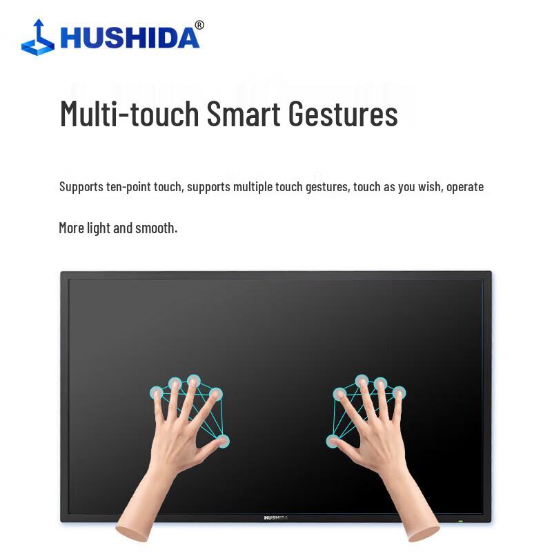 HUSHIDA 43-inch Wall-mounted Touch Screen All-in-One PC
