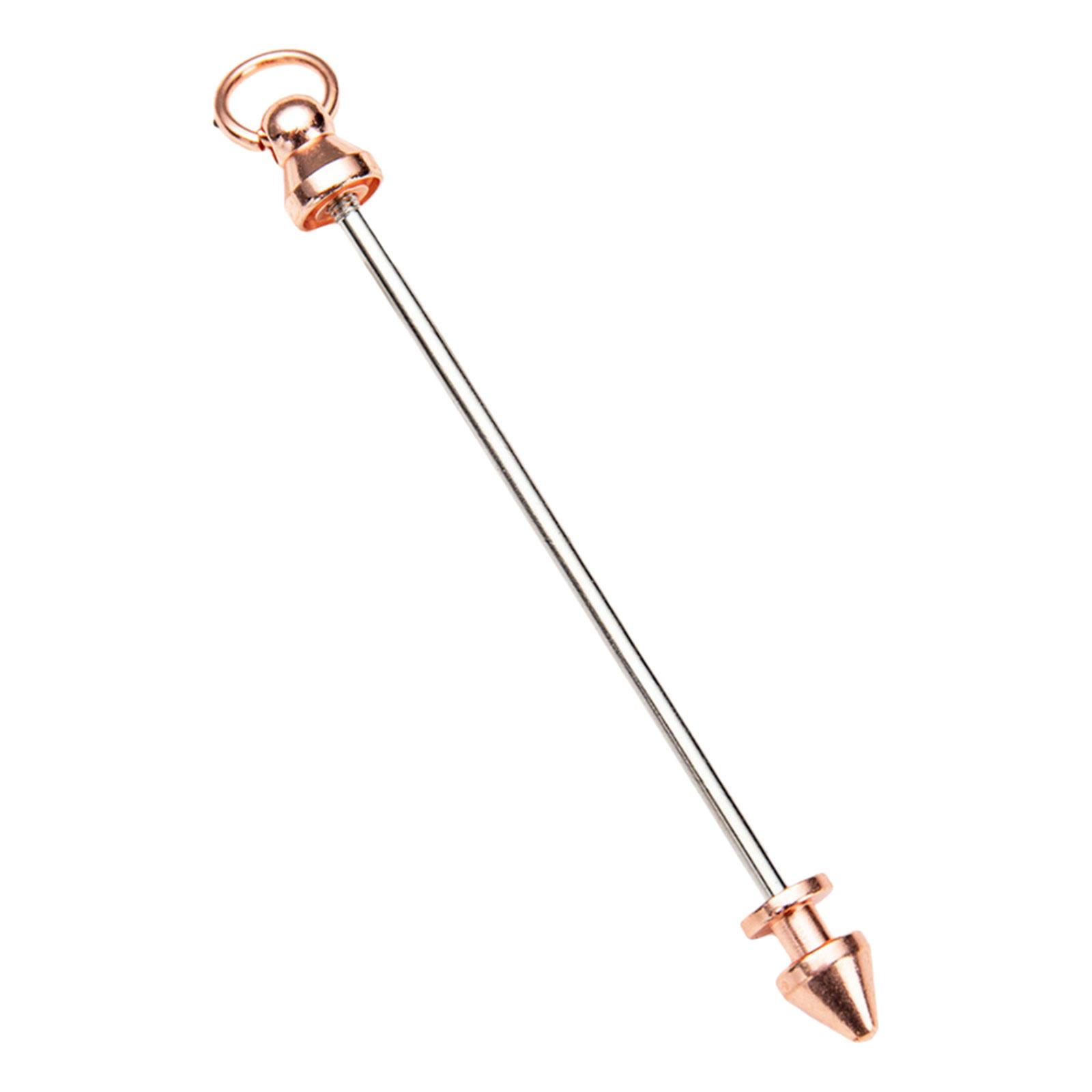 

Креативные съемные брелки для ключей с бусинами, модные самодельные брелки с бусинами, стильные металлические брелки для личного использования 2