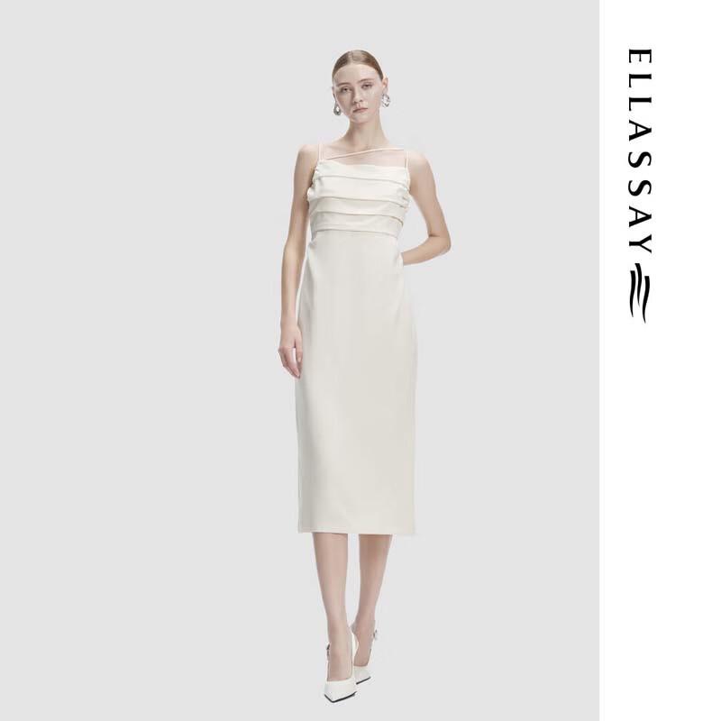 ELLASSAY Women's Versatile Spaghetti Strap Midi Dress