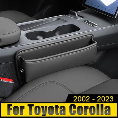 Pre Toyota Corolla E120 E150 E180 E210 2002-2019 2020 2021 2022 2023 štrbinová priehradka na autosedačku Úložný box Multifunkčná taška s medzerou