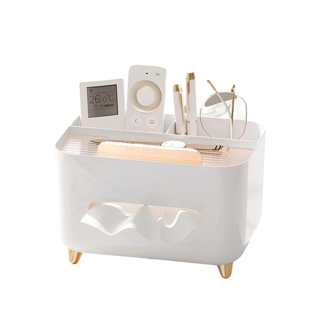 Premium Tissue Box, Suitable For Home Living Room, Coffee Table, And Also Serves As A Remote Control And Desktop Storage Box