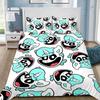 Duvet Cover Cartoon Smiling Critters Pillowcase Bedding Set Adult Boys Girl Bedroom Decoration Children Gift Single Double Size