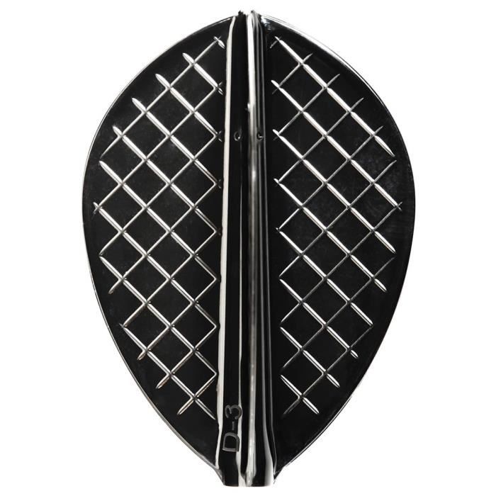 Fléchettes Cosmo Darts Flights Flights Pro D-3 Noir