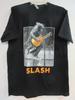SLASH OFICJALNY MERCH SKOK GITARA ZESPÓŁ KONCERT MUZYKA DUŻY Unisex Koszulka