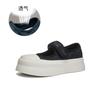 Guochao Velcro Mary Jane Shoes Women's 2025 Summer New Flat-bottomed Single Shoes Women's Casual Versatile Fashion Shoes Women's