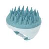 Hair Massager Soft Silicone Waterproof Manual Hair Massage Scalp Cleaning Anti Dandruff Shampoo Brush Green