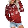 Damen Lässig Langarm Rundhals Sweatshirt Passform Plissiertes Oberteil