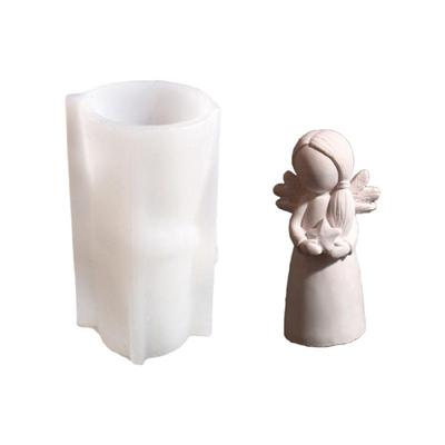 Silicone Angel Shaped Mold for Creating 3D Candle Epoxy Resin Handmade Wedding Decoration Mould Handmade Candle Tool
