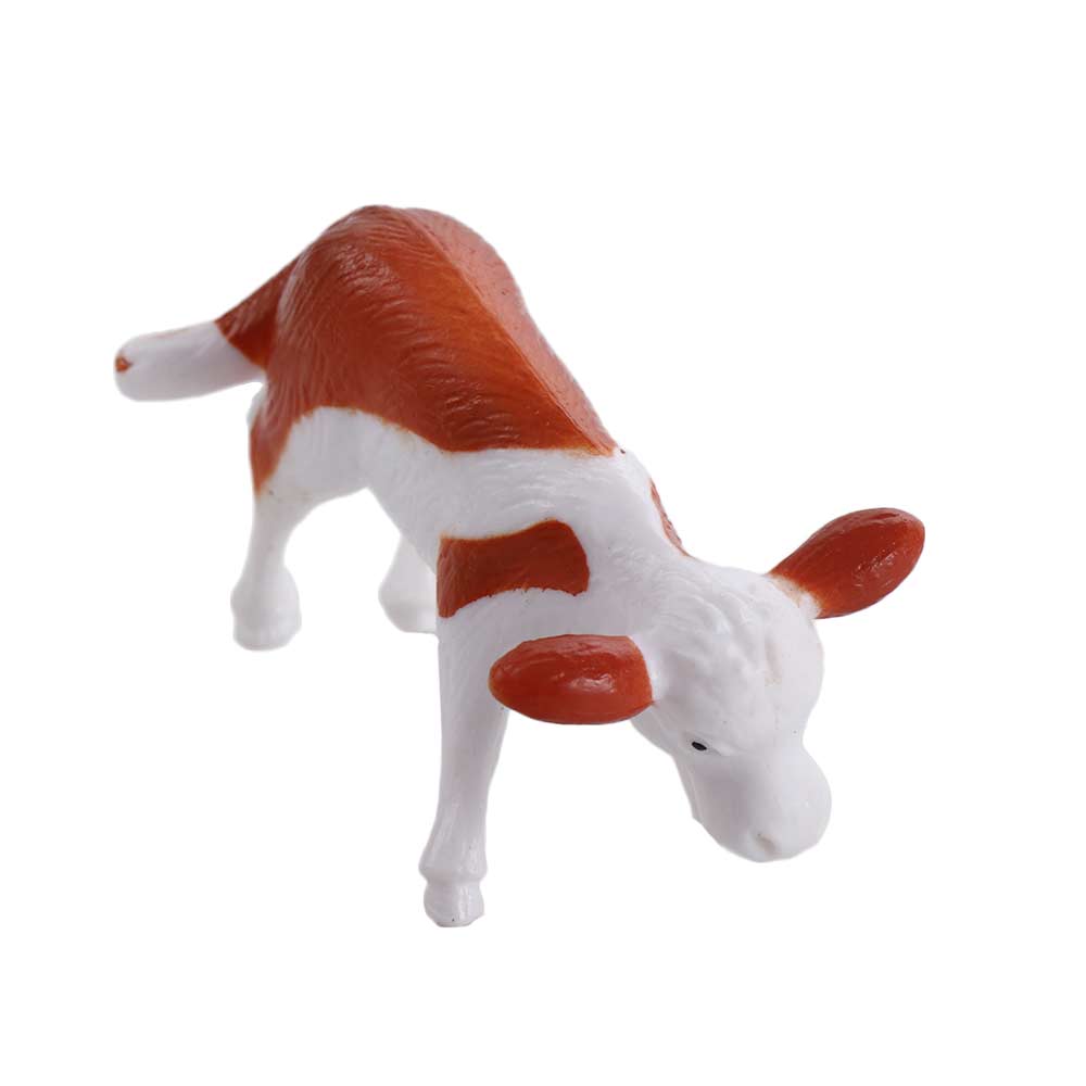 Cow Horse Farmland Worker Animal Model DIY Accessories Home Decor Miniatures Fairy Garden Ornaments Micro Landscape Figurines