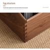 Black Walnut Solid Wood Tissue Box - Living Room Desktop Napkin Holder