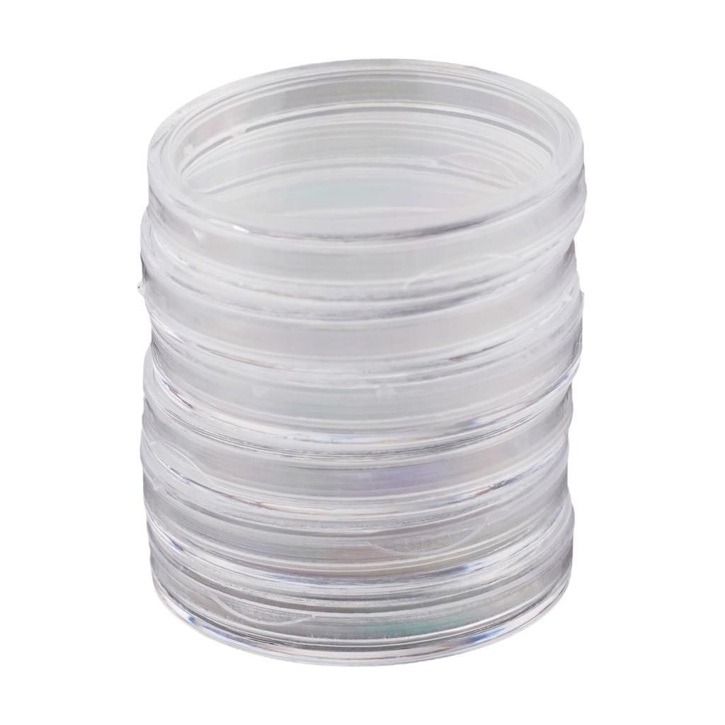 28mm Plastic Clear For Coin Capsules 100pcs Storage Cases for For Coin Collecting Protecting For from Damage and Dust