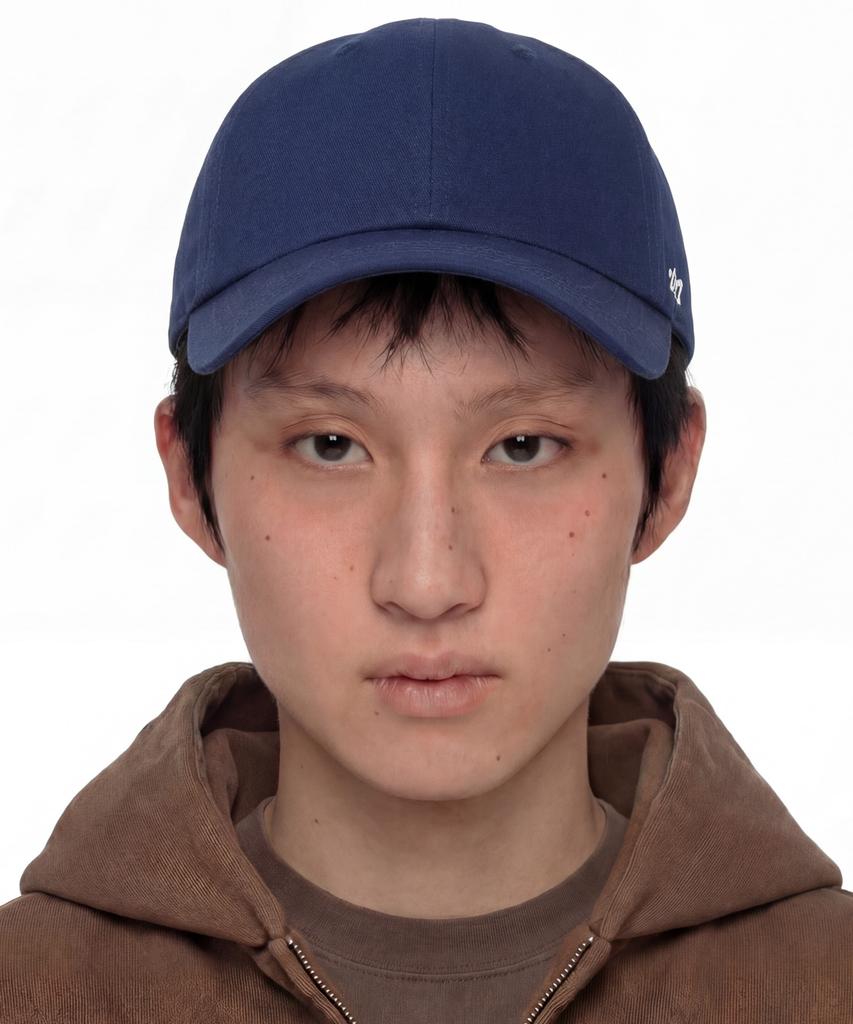 Eondeokeonteulol Cotton Logo Ball Cap Hyper Number / Authentic Bb / 22 D Blue
