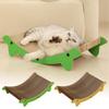 Wooden Cat Scratching Pads Multifuction Cats Sleeping Bed Natural Wear-resistant Cat Scratch Board Kitten Grinding Cats Toys