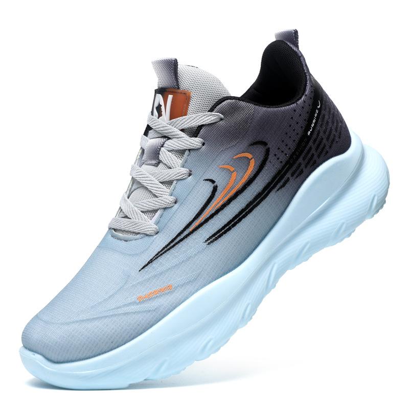 Men's shoes 2025 new sports shoes fashion versatile couple casual trendy shoes mesh breathable lightweight shock absorption training shoes