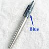Rollerball Ballpoint Pen Blue Carving With Serial Number Writing Smooth Stationery