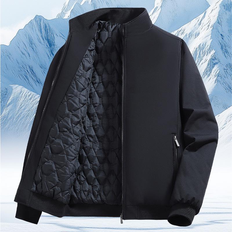 Men's Winter Fleece-Lined Thick Jacket – Trendy, Versatile, Warm, Cotton Padded Coat 2026