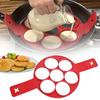 7 Hål Silikonform Pannkakstillverkare Nonstick Äggringstillverkare Kök Bakning Matlagningsform Matlagning