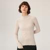 Women's Slim Fit Fine Wool Turtleneck Sweater - Autumn/Winter Collection