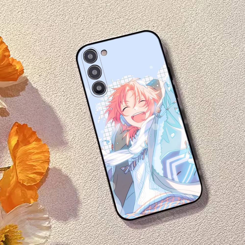 Game Ensemble Stars Tsukinaga Leo Phone Case Silicone Soft For Samsung Galaxy A73,A72,A71,A70,A53,A52,A51