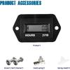 Runleader RL-HM008 DC 4.5-90V Hour Meter with Digital LCD Display for Boat Tractor Generator Engine Mower Fork Lift Paramotors Microlights Marine