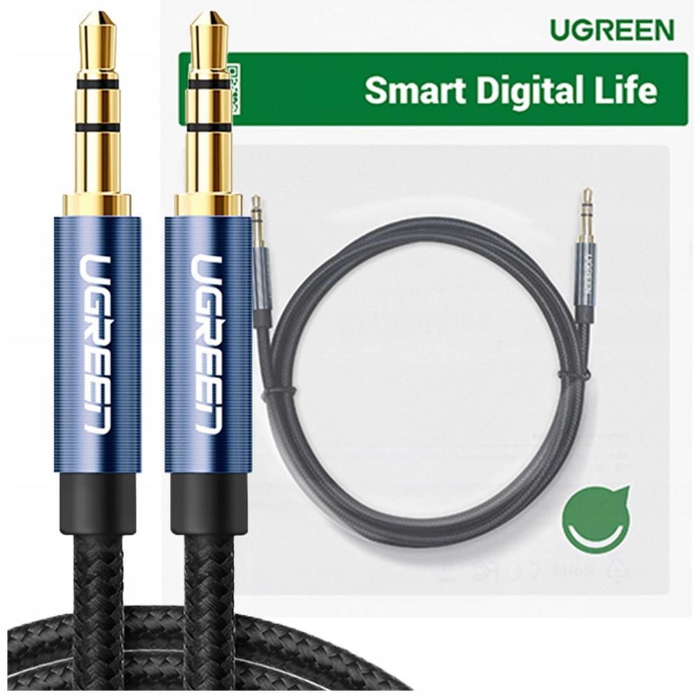 Ugreen AV122 3.5mm Aux Mini Jack Cable 1.5M (Black)