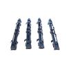 ESR537-1 4 Pieces Roof Rail Trim Strip Carrier Cover Rack Plug Lid for Vauxhall Opel Astra H 2004-2014 Zafira B 2005-2015 5187877 5187878 
