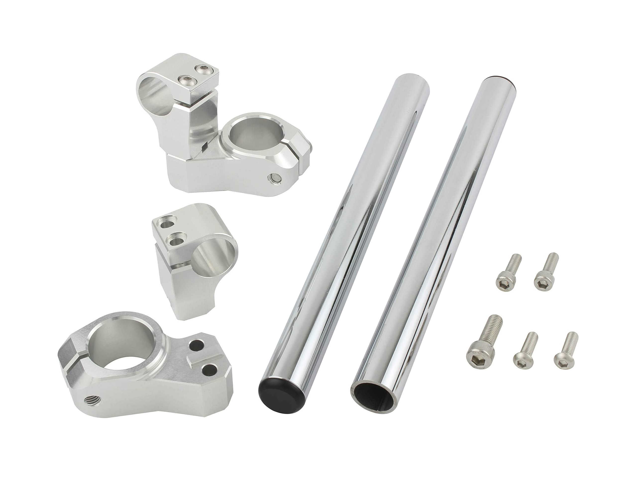 

SHIFT UP Комплект раздельных рулей для мотоцикла Грипсы для NSF100 NSR50 NSR80 (без концов) NSR-мини (95-) (95-) Серебристый, 201061-13