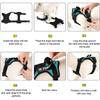 Oxford Working Dog Harness Reflective Medium Large Dog Vest Harness with 5 PCS Patches WD Harness Pet Dog Accessories