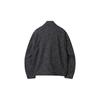 Customellow Black Tweed Blouson Jacket Cwjas25101bkx