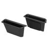 2PCS Car Front Door Handle Storage Box Pocket Black Replacement for Mustang 2015?2017