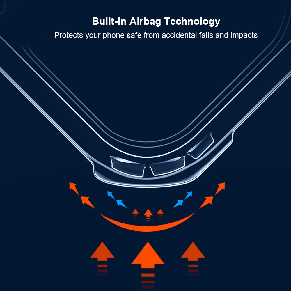 XUNDD For iPhone 16 Pro Max Case Dropproof TPU+Acrylic Clear Back Phone Cover