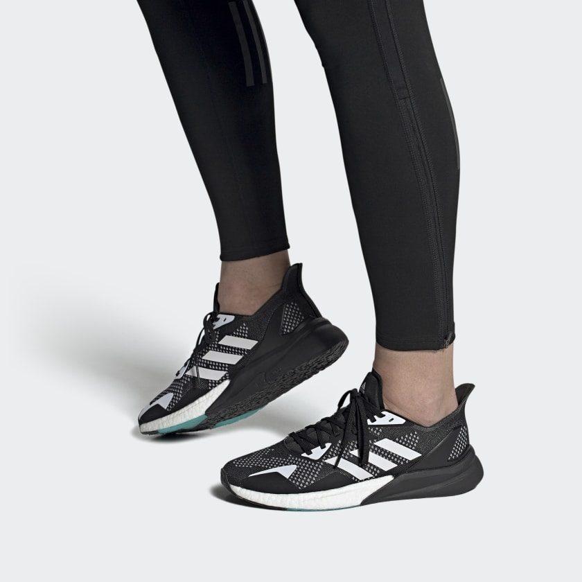 Adidas X9000l3 Fabric Breathable Low top Casual Running Shoes Men's Black White FV4399
