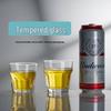 HANDUNYOU 100ml Tempered Glass Drinking Cups (10-Pack)