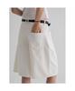 8SECONDS Midi Denim Shorts Ivory